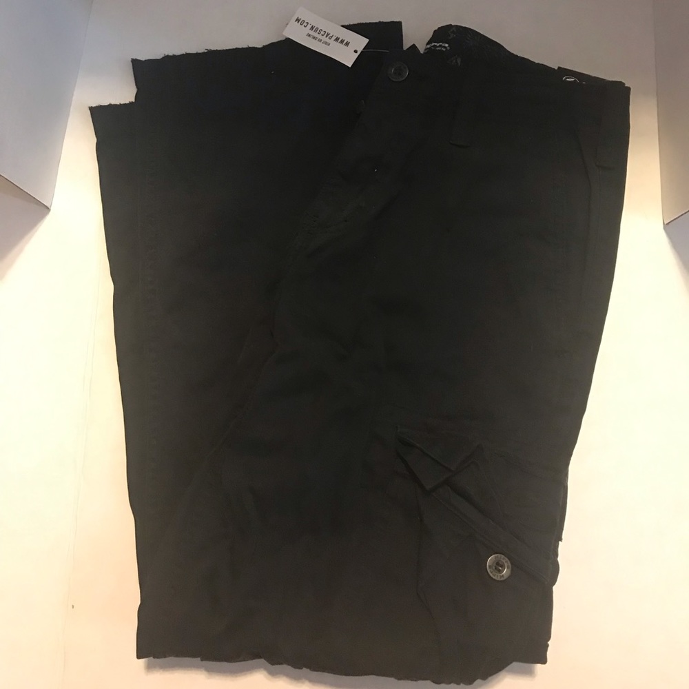 Men’s Guys black kirra cargo pants Brand new